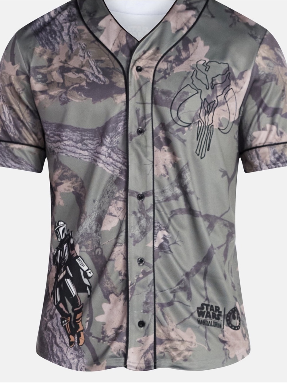 The Mandalorian Men's and Big Men's Baseball Jersey